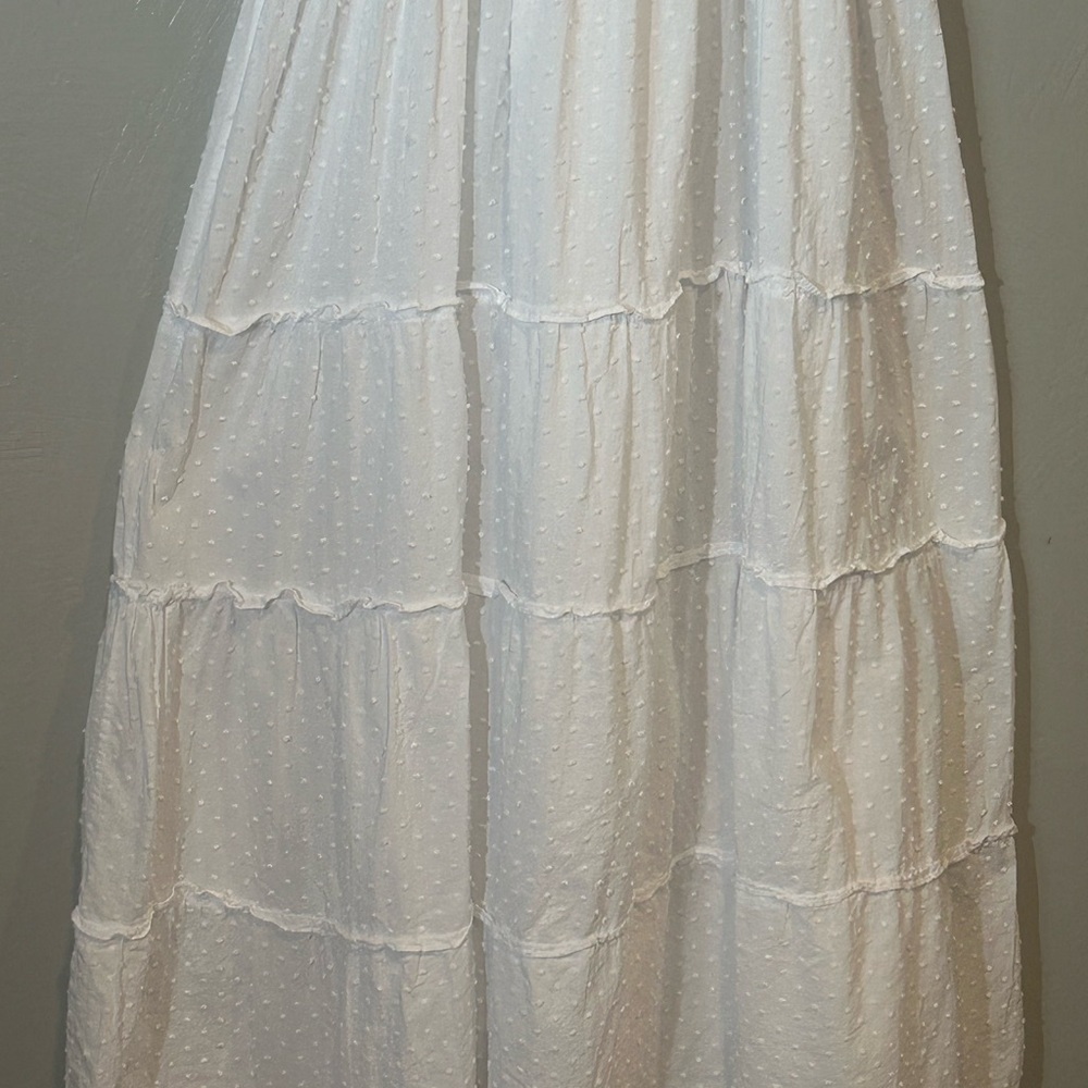 Hill House White Swiss Dot Midi Nap Dress - Picture 5 of 11